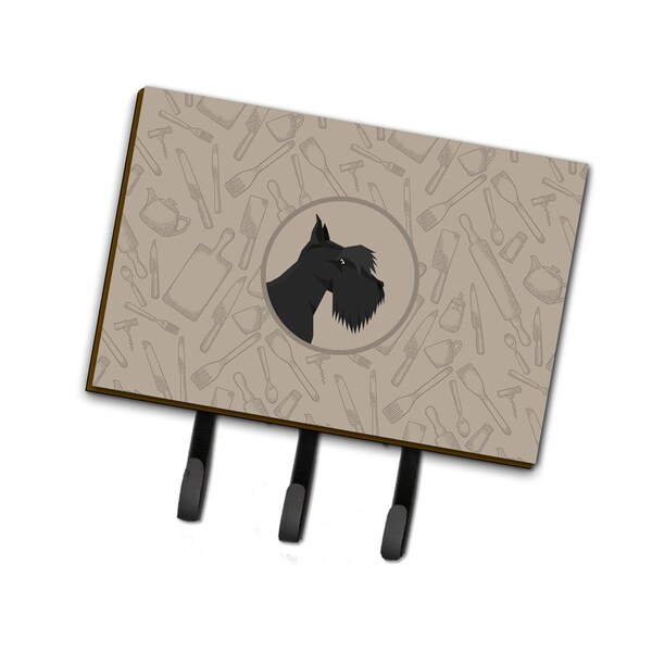 Carolines Treasures Scottish Terrier in the Kitchen Leash or Key Holder CK2207TH68 - main